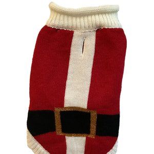 Fab Dog~ Christmas Holiday Santa Claus Dog Apparel ~ Size S